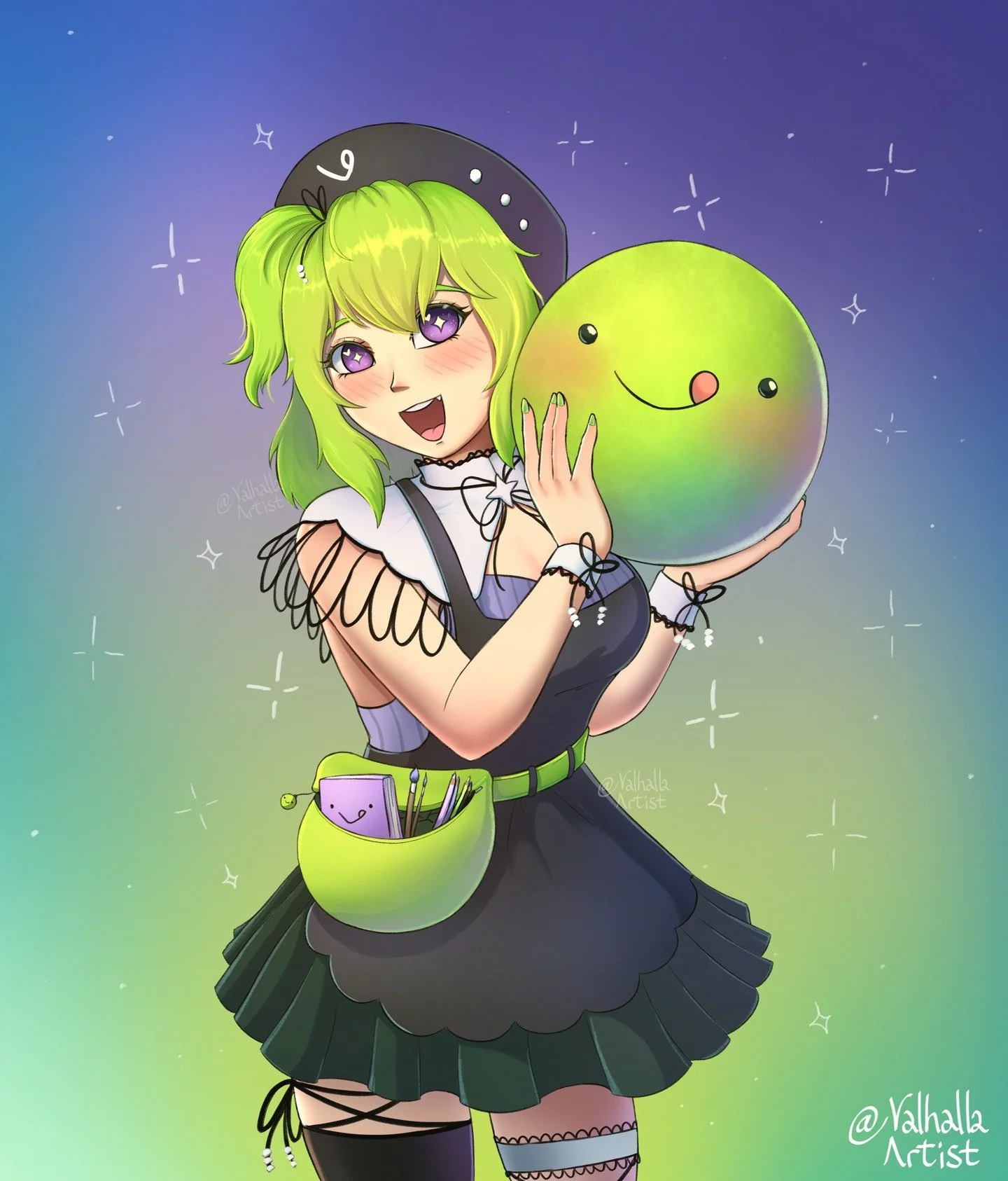 My style of drawing Genie from VGen😱 #GenieDTIYS 
@vgen.co