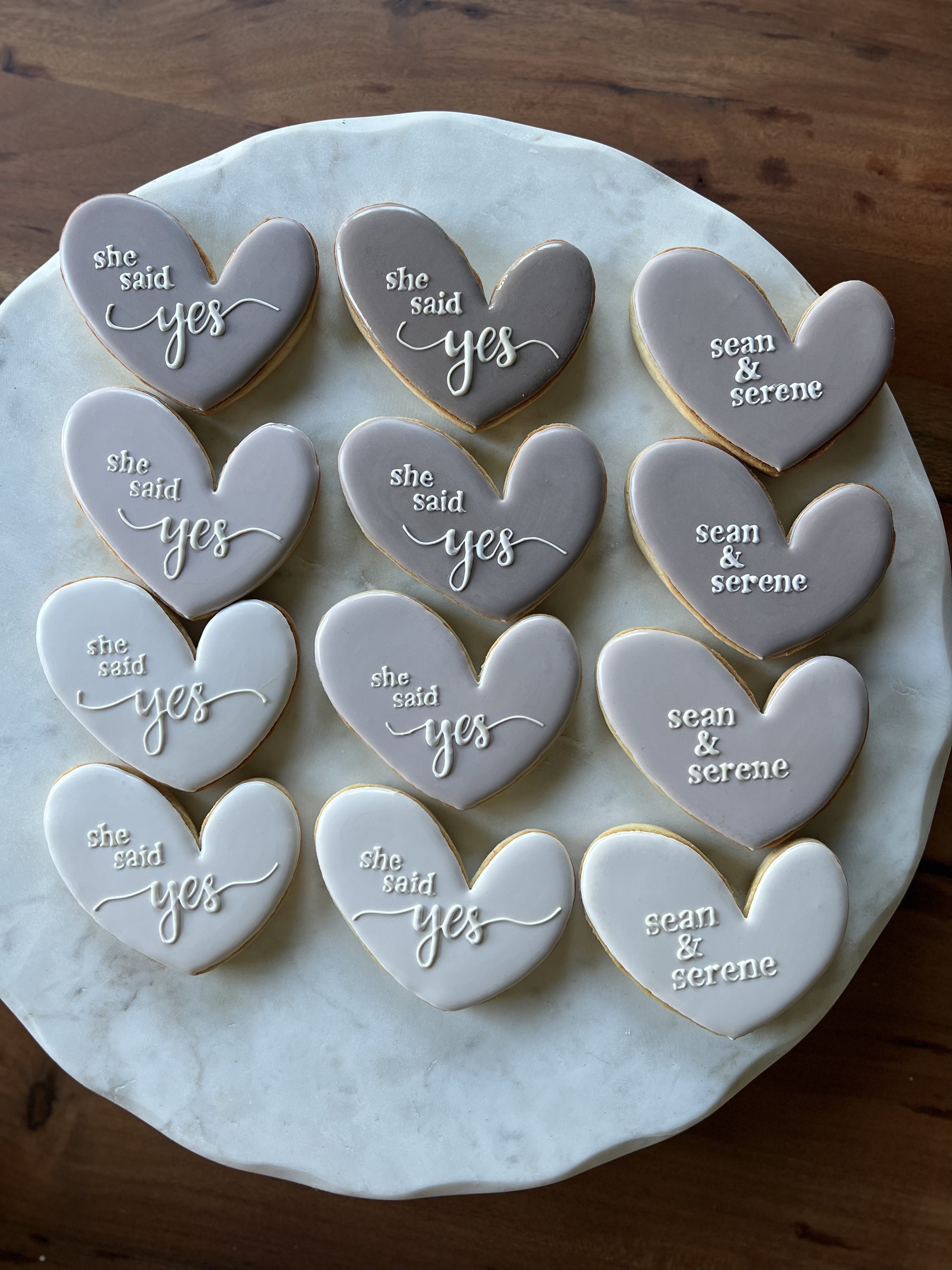 Custom Bridal Shower Cookies