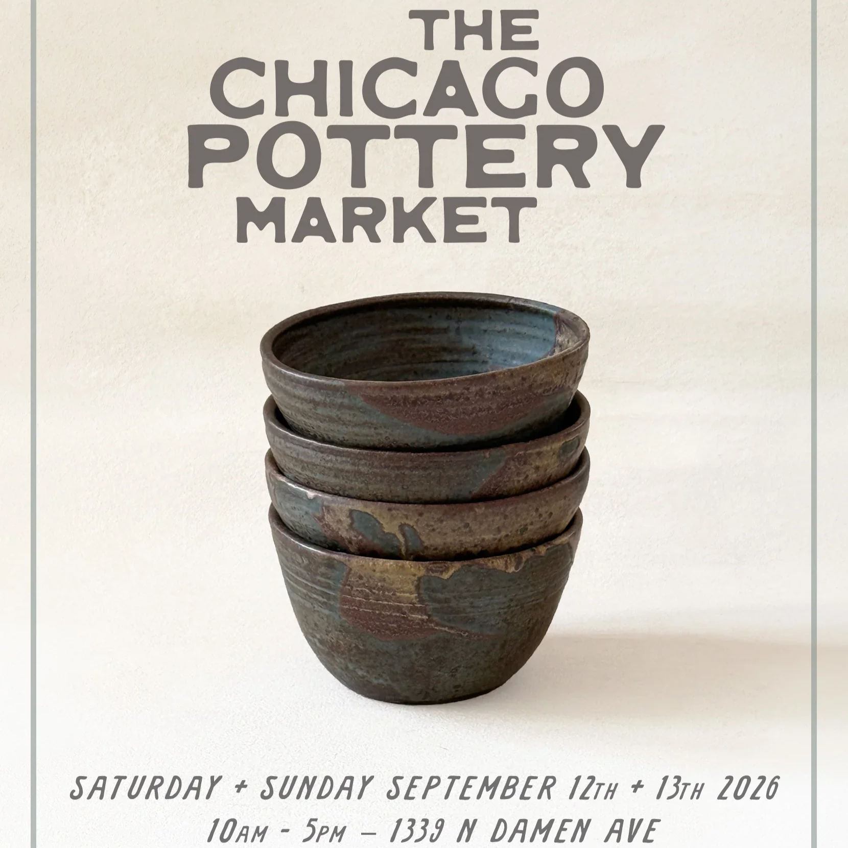 The Chicago Pottery Market  Hosted by Wilder House 