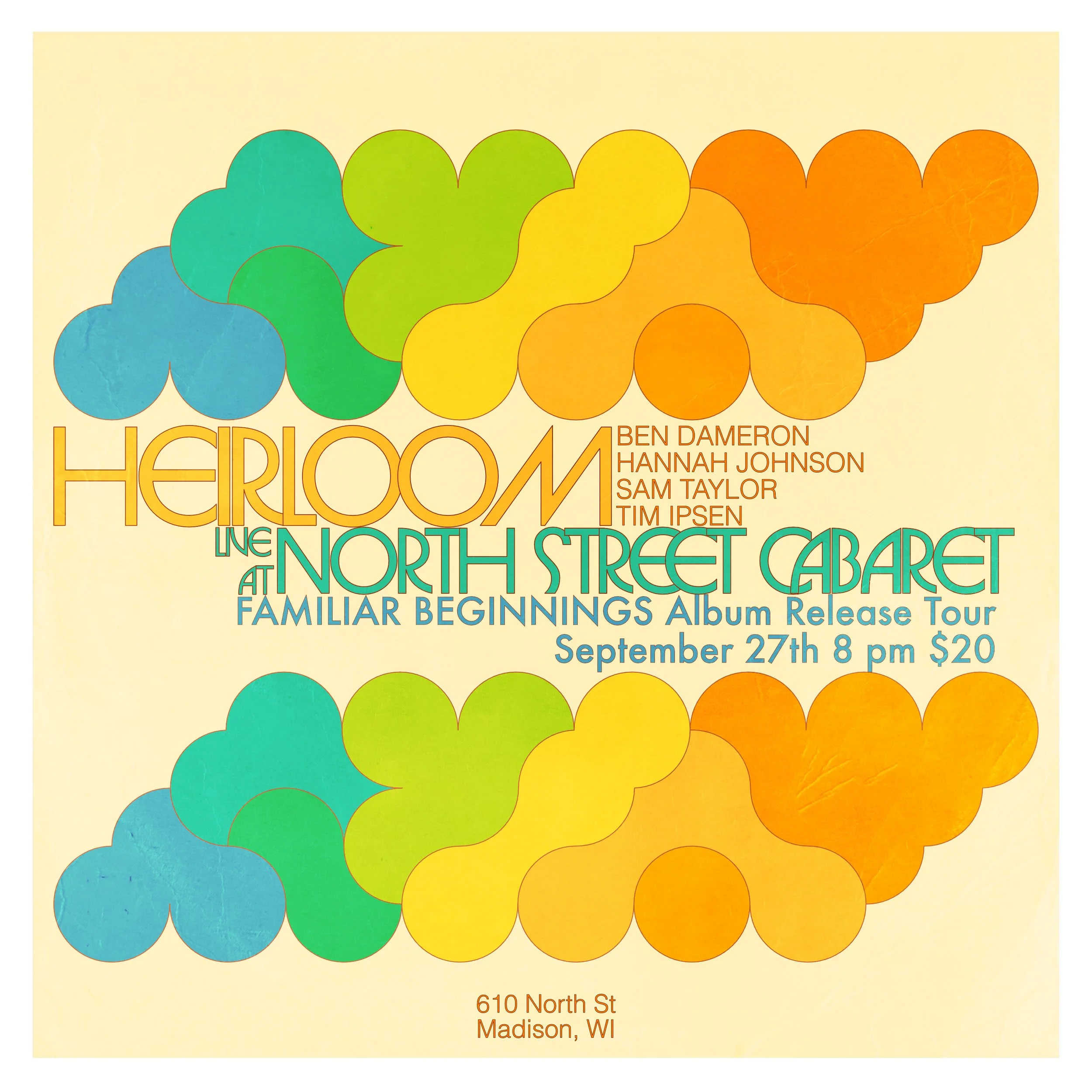 Album Release Show North Street Cabaret Madison