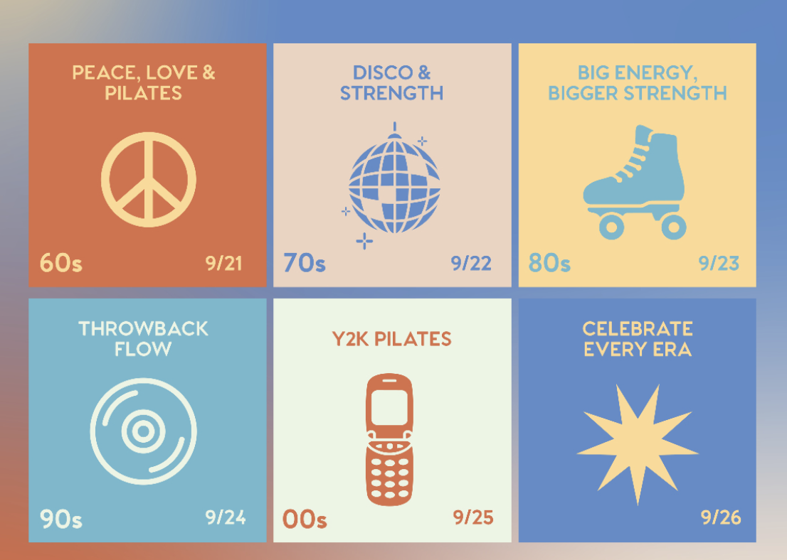 Club Pilates Expands 80s Week Into Multi-Decade Member Event