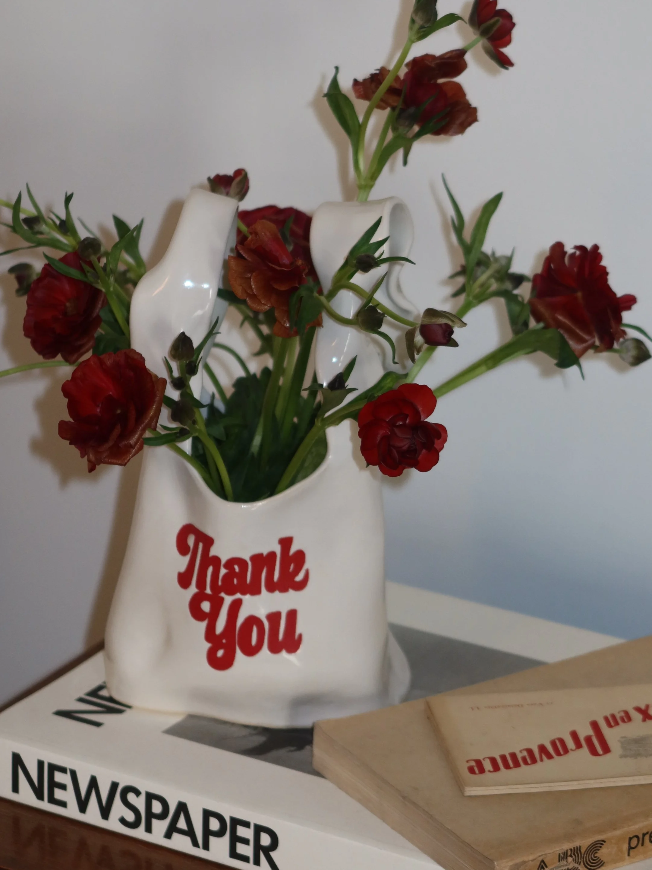 Thank You Bag Vase