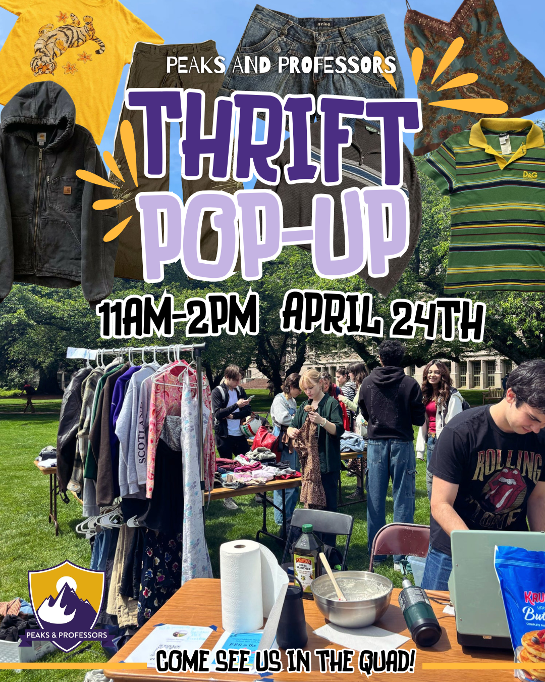Peaks and (Thrift) Pop-up!