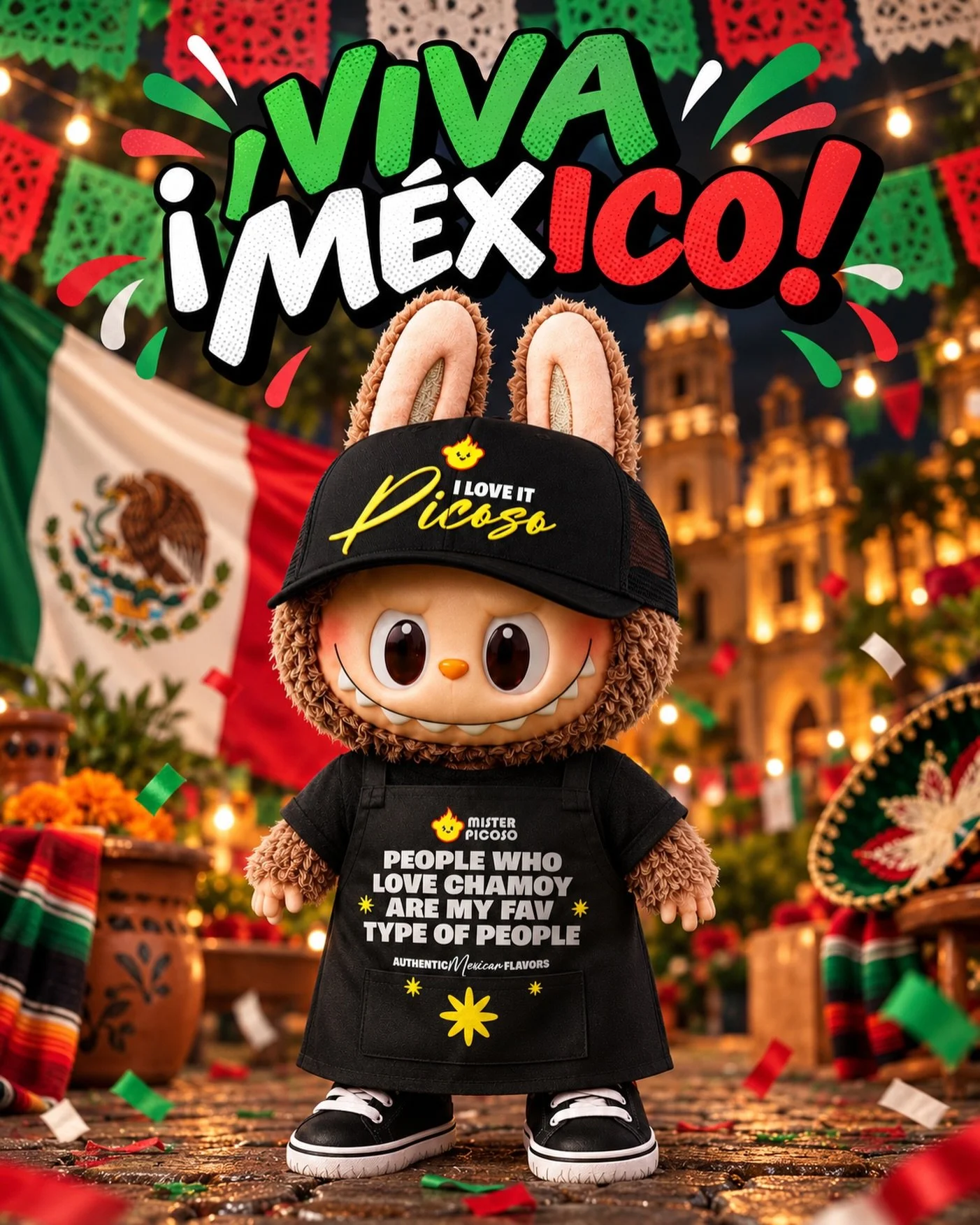 🇲🇽✨ &iexcl;VIVA M&Eacute;XICO! ✨🇲🇽

Today we celebrate con mucho orgullo nuestras ra&iacute;ces, our culture, nuestras tradiciones, and all those authentic flavors that connect us con M&eacute;xico. ❤️🤍💚

From MISTER PICOSO: &iexcl;Feliz D&iacu