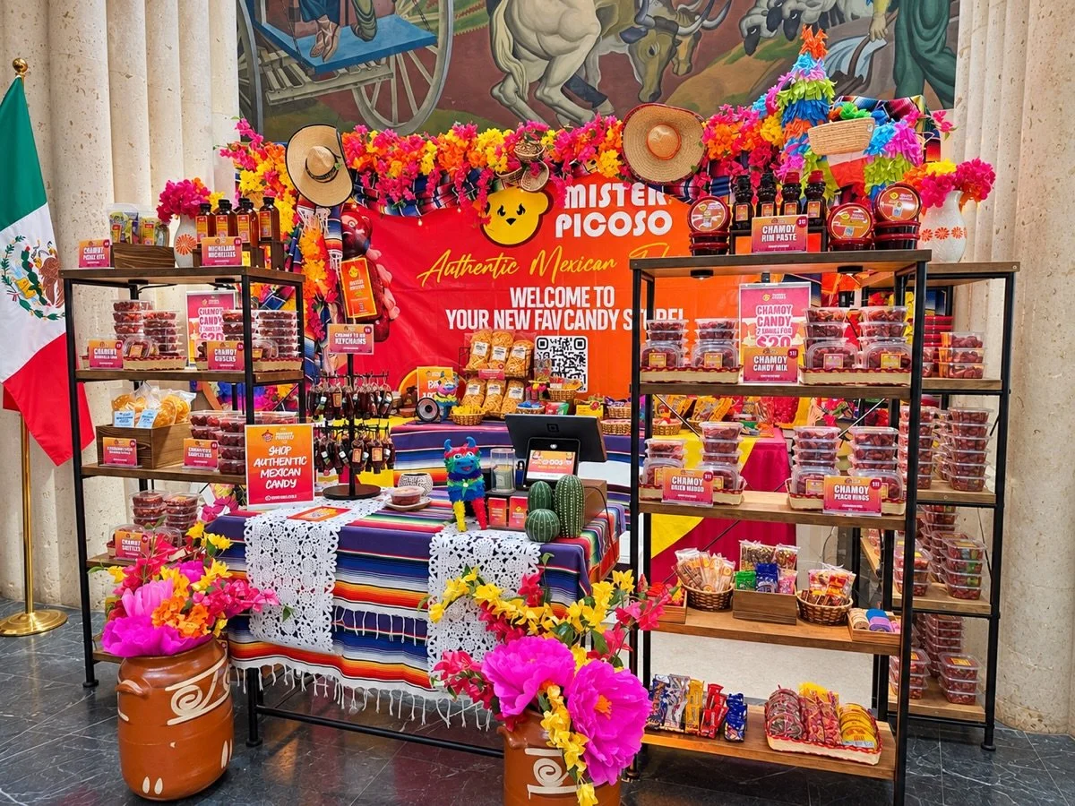 FULLY STOCKED &amp; OPEN, MI PICOSOS! 🌶️🔥✨

Rain or shine, your antojos are waiting! ☔️☀️ We&rsquo;re INDOORS at Mundo Latino inside the Hall of State at the State Fair of Texas.

Come stock up on chamoy candy, rim paste, pickle kits, MICHEMIX, and