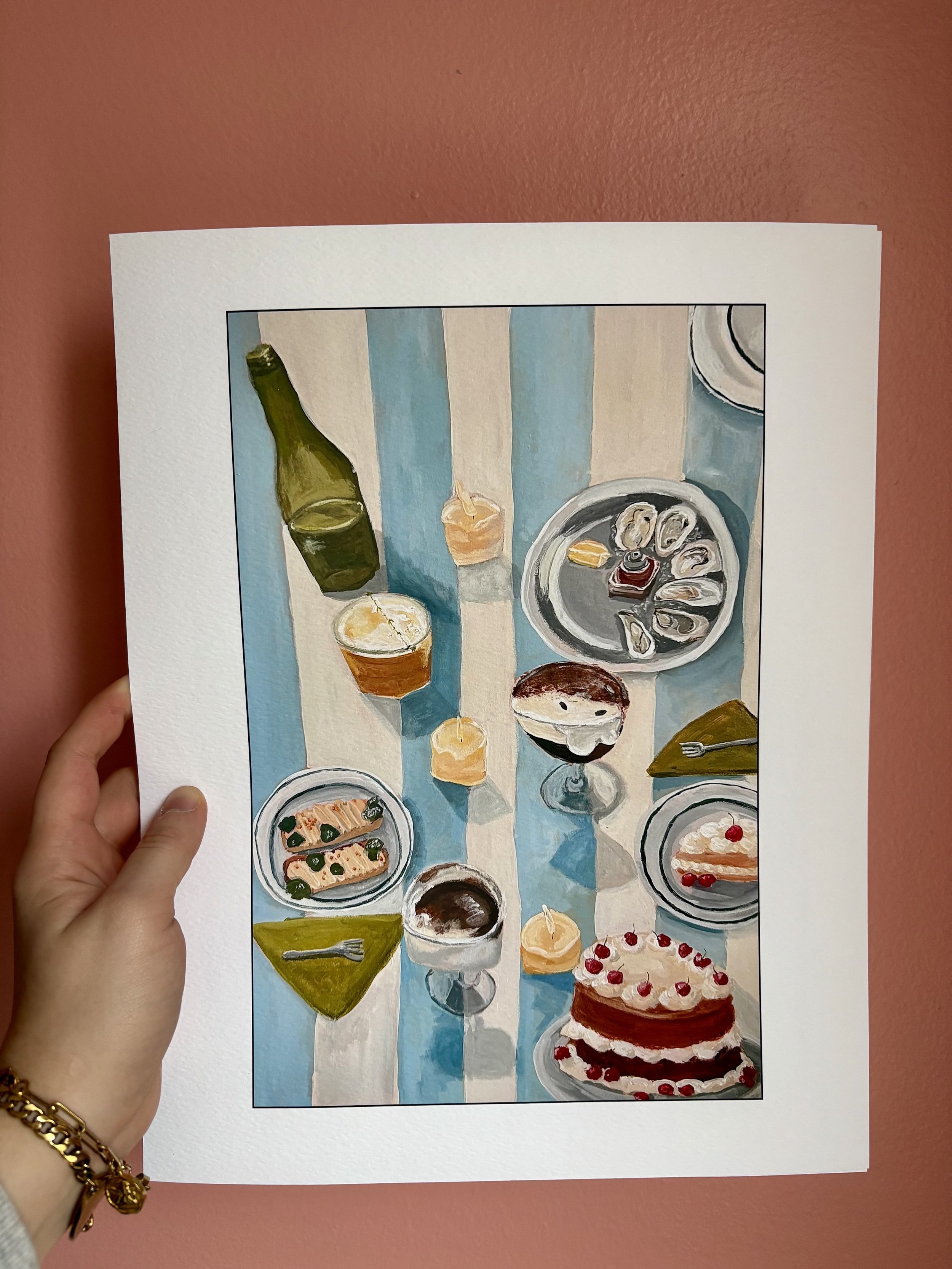 Coastal girl summer -limited print