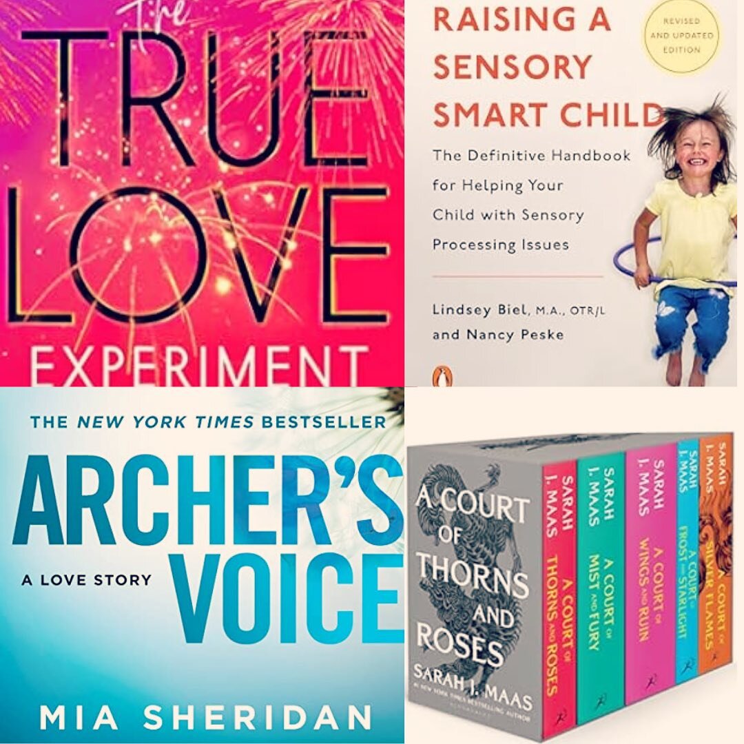 I can&rsquo;t believe how many fiction books I&rsquo;ve been reading lately! Not like me. 

The most recent books I&rsquo;ve finished in the last few months:
The True Love Experiment by Christina Lauren- LOVED!! Enough said ☺️

Raising a Sensory Smar
