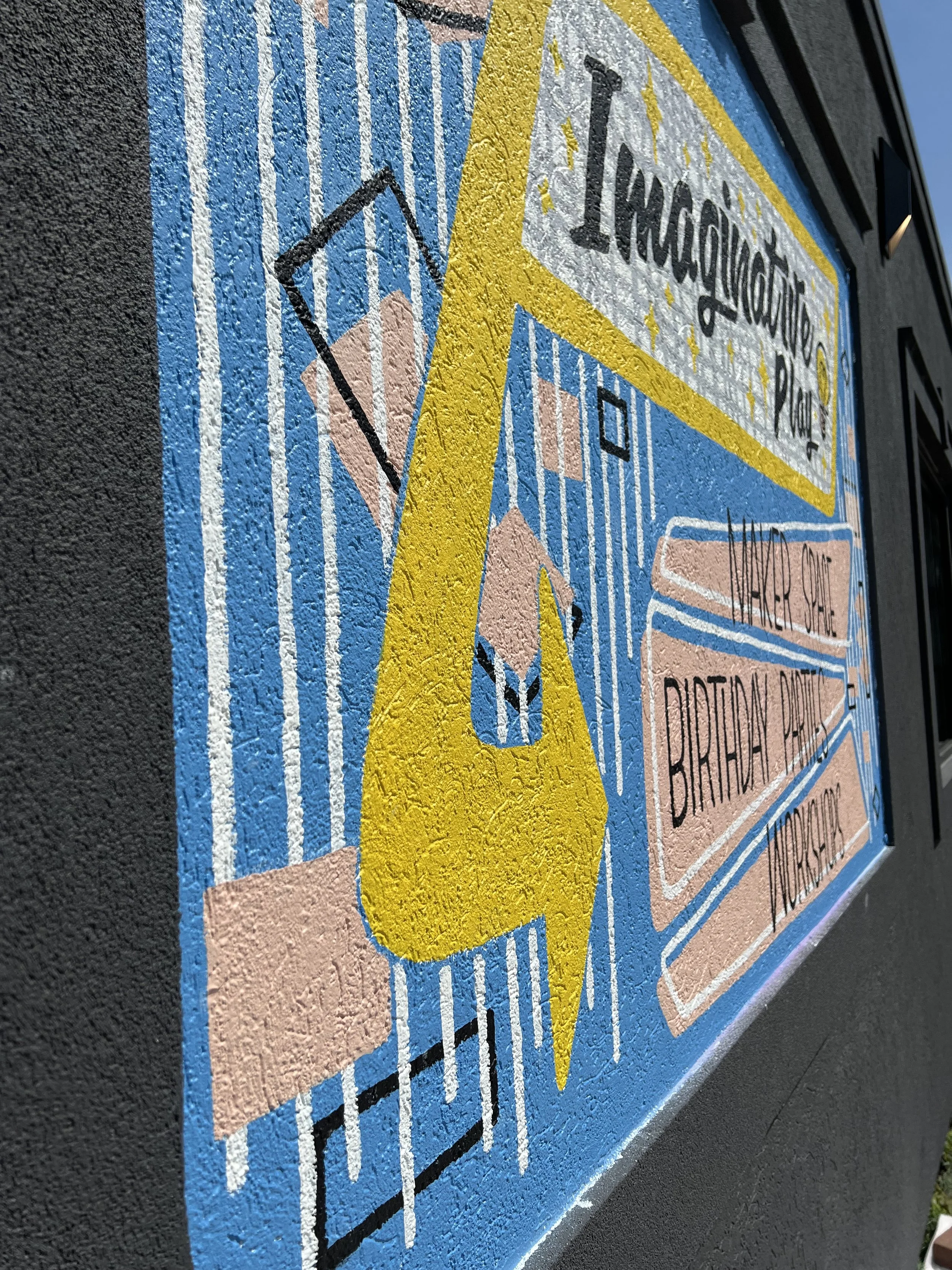 Mural- Taxi and Tide Imaginative Play Space