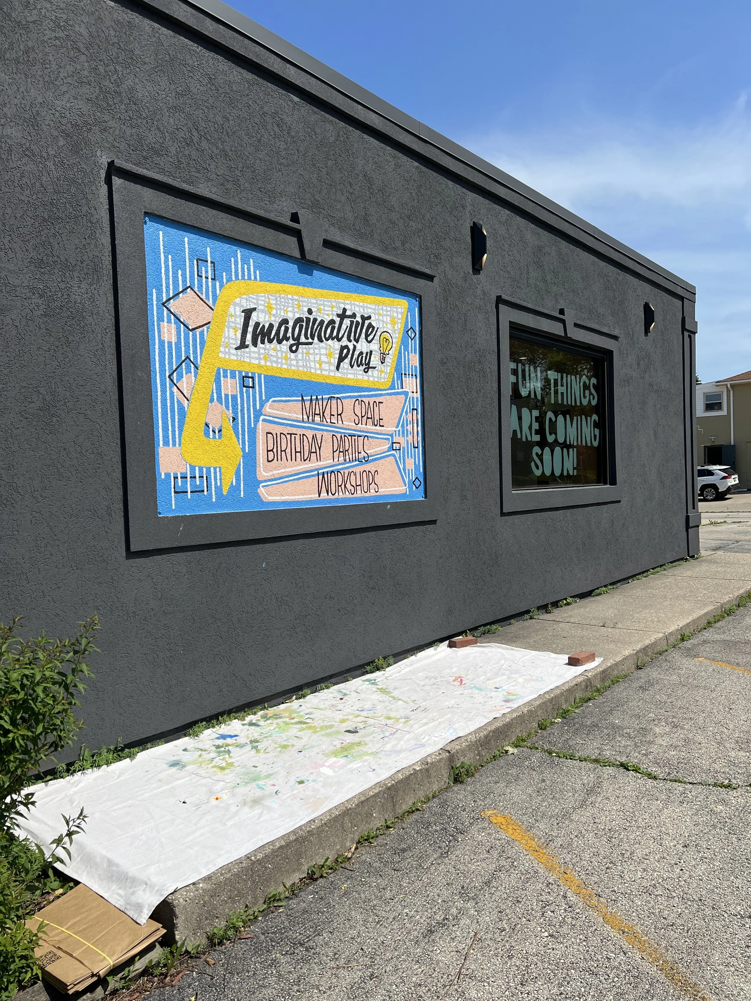 Mural- Taxi and Tide Imaginative Play Space