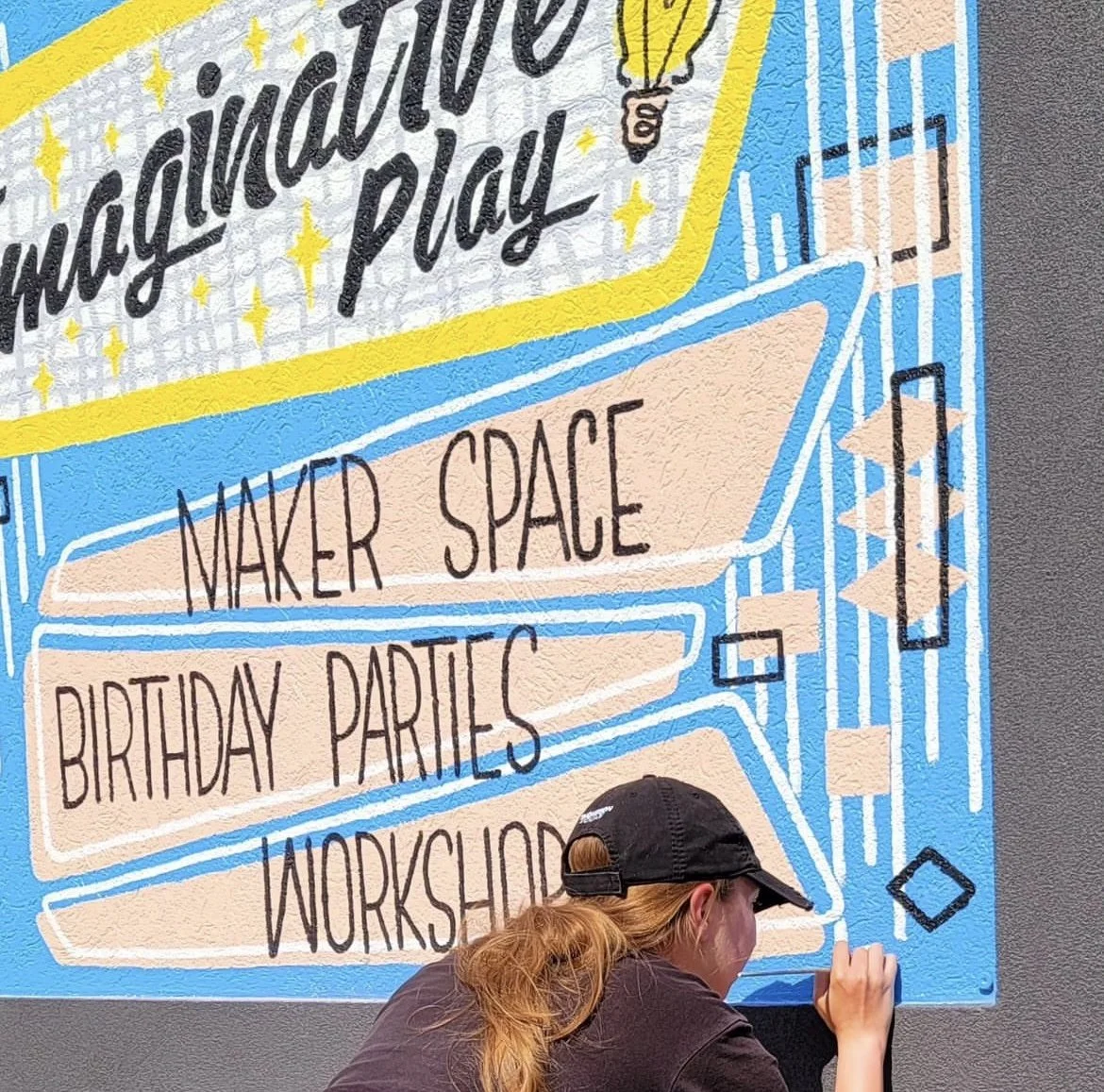 Mural- Taxi and Tide Imaginative Play Space