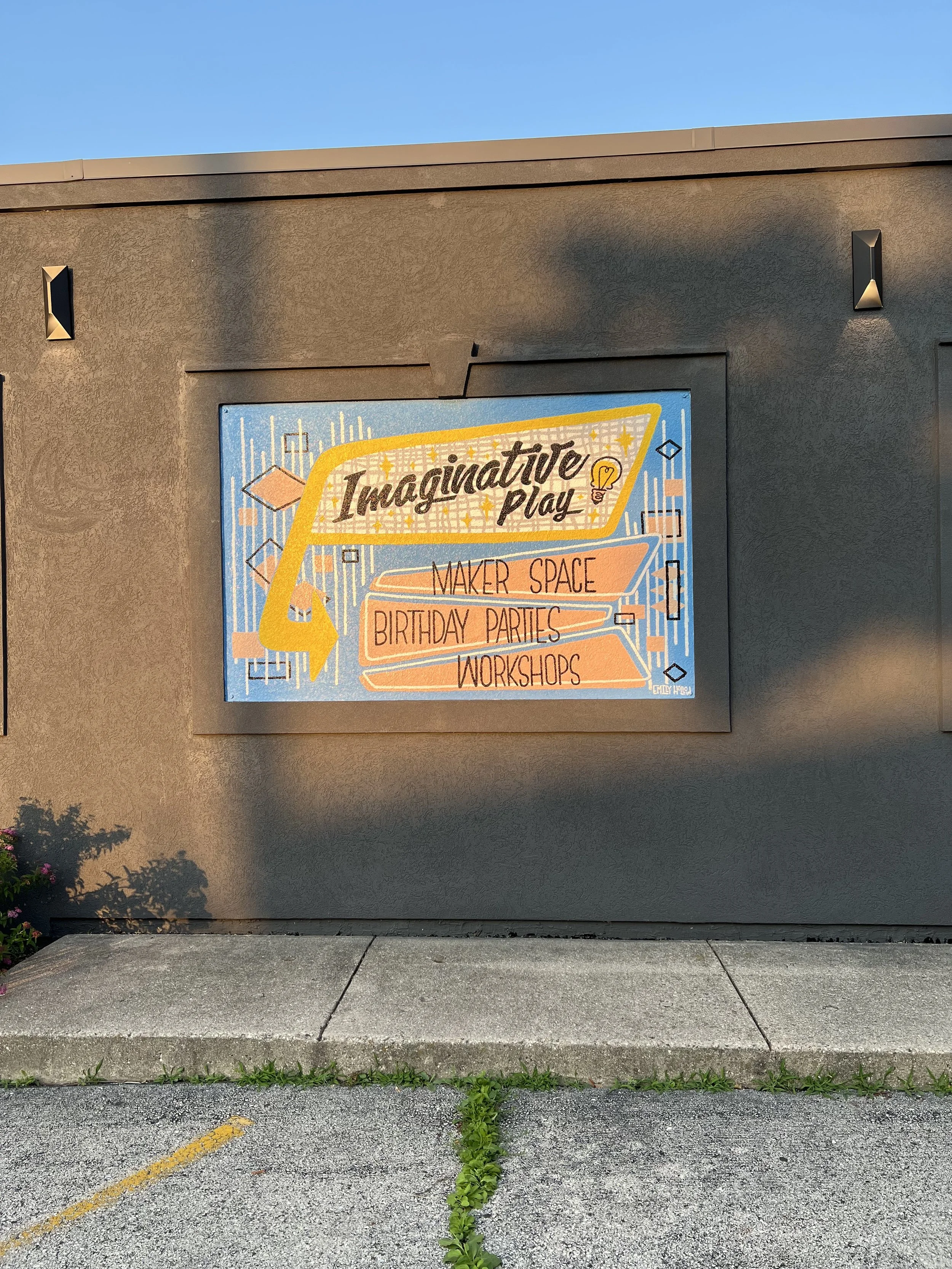 Mural- Taxi and Tide Imaginative Play Space