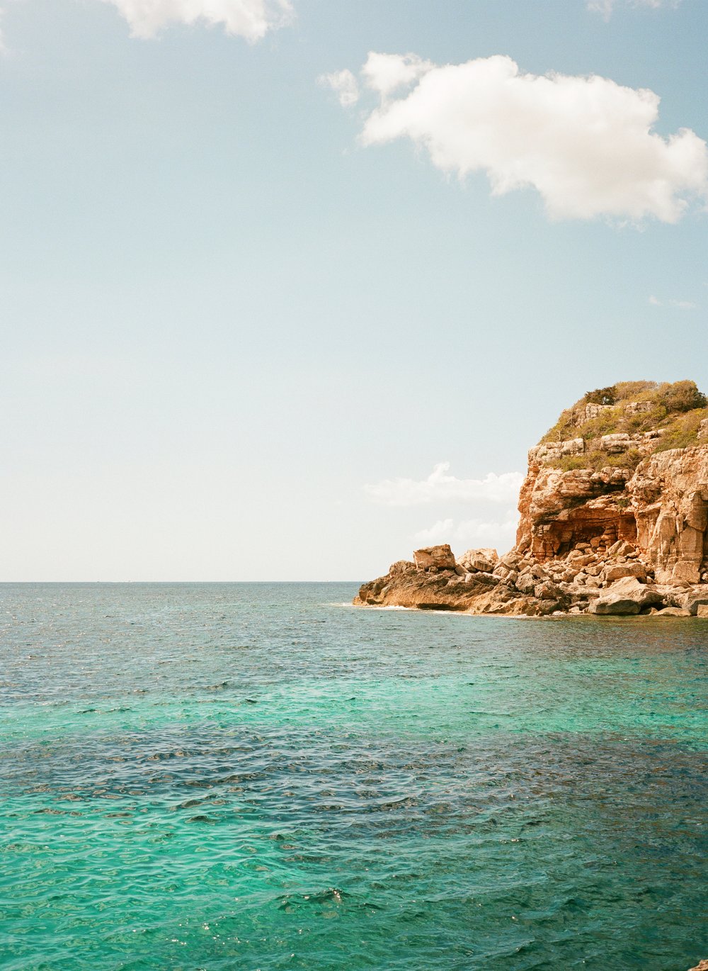  Ocean and rocky beaches of Mallorca, Spain 