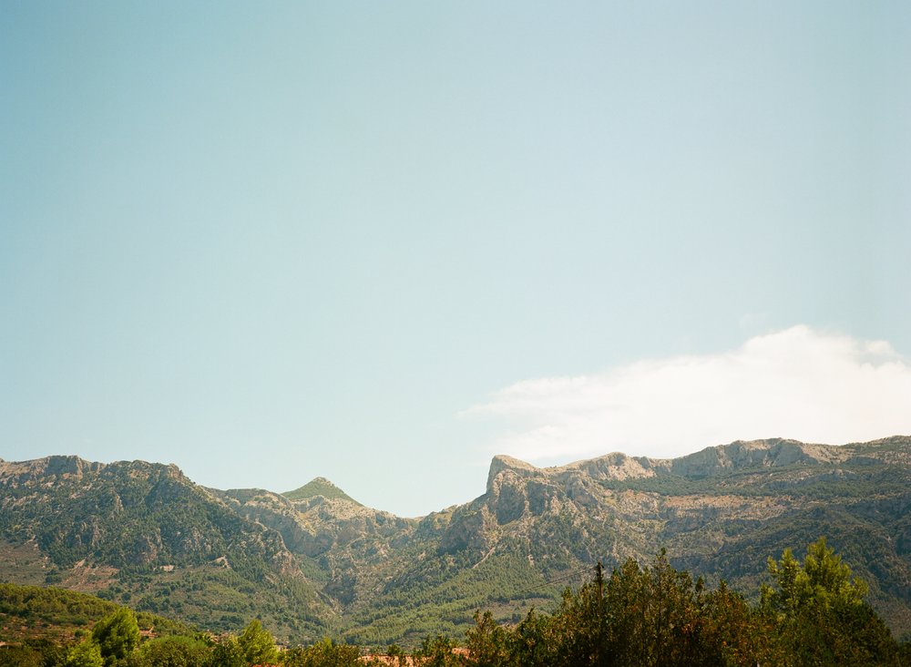  mountains and the sky in Mallorca, Spain 