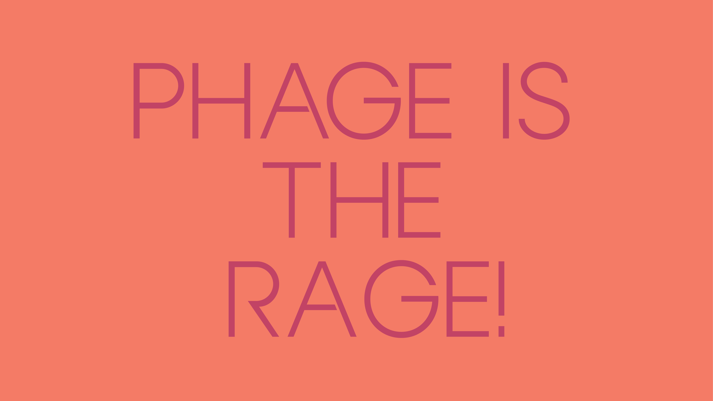 Phage is the Rage: Bacteriophage Therapy for CF