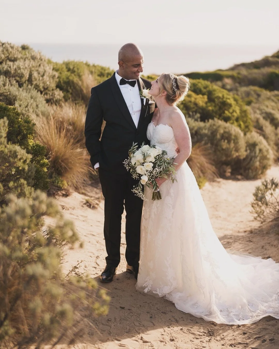 A gorgeous sneak peek to Jennifer and Andrew&rsquo;s micro wedding this week at @portseahotel