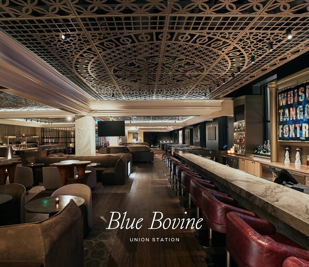 🐂 Blue Bovine at Union Station 🐂

From the sophisticated design to the elevated culinary experience&mdash; Blue Bovine Steak + Sushi House brings a unique touch to the station.&nbsp;
Our team is proud to be welcoming Blue Bovine to the retail mix a