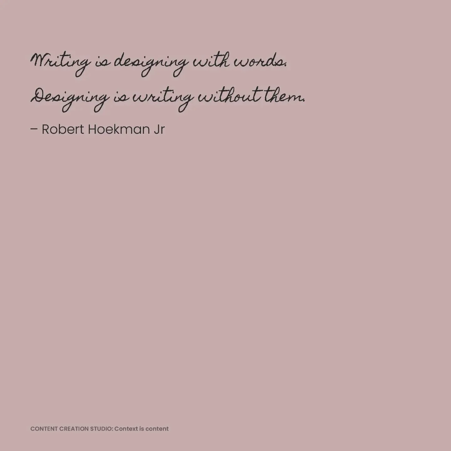 .
#foodforthought&nbsp;
#seemseasybutitsnot
#approachtowork&nbsp;
#meaningfulcontentcreation
#copyanddesignalignment
.
.
.
.
#mindfulcontentstrategy&nbsp;
#balancecopyanddesign
#seemseasybutnotreally
#copyanddesign&nbsp;
#copyvsdesign&nbsp;#contentcr