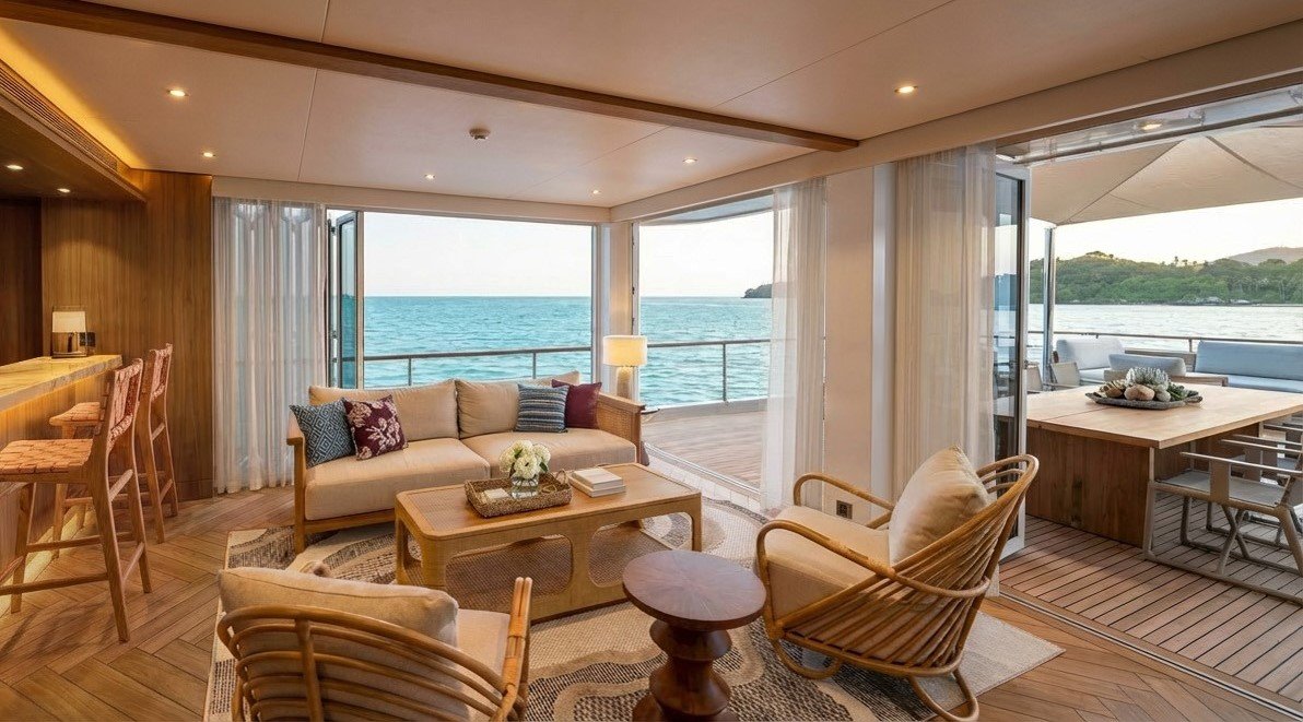 Kailana Premier Luxury Cruise Bridge Deck Indoor Outdoor