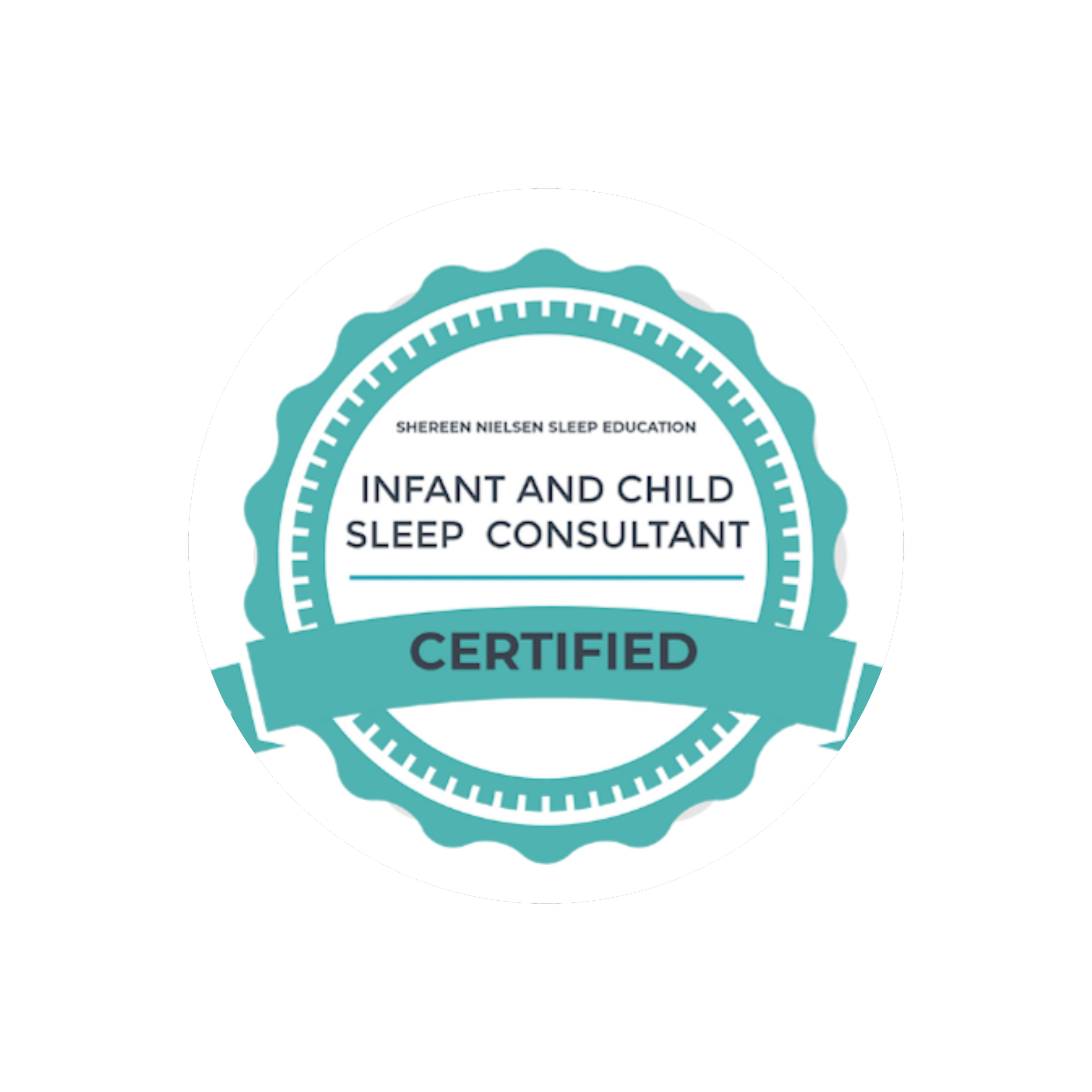 infant and sleep consultant accredited sticker