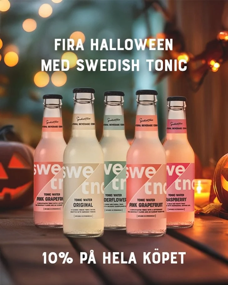 🎃 Fira Halloween med naturligt god tonic!
Bärigt, blommigt eller klassiskt – det finns en tonic för varje smak.
✨ Denna vecka: 10% på hela sortimentet med koden HALLOWEEN10
Handla hos: www.swedishtonic.com
#SwedishTonic #To