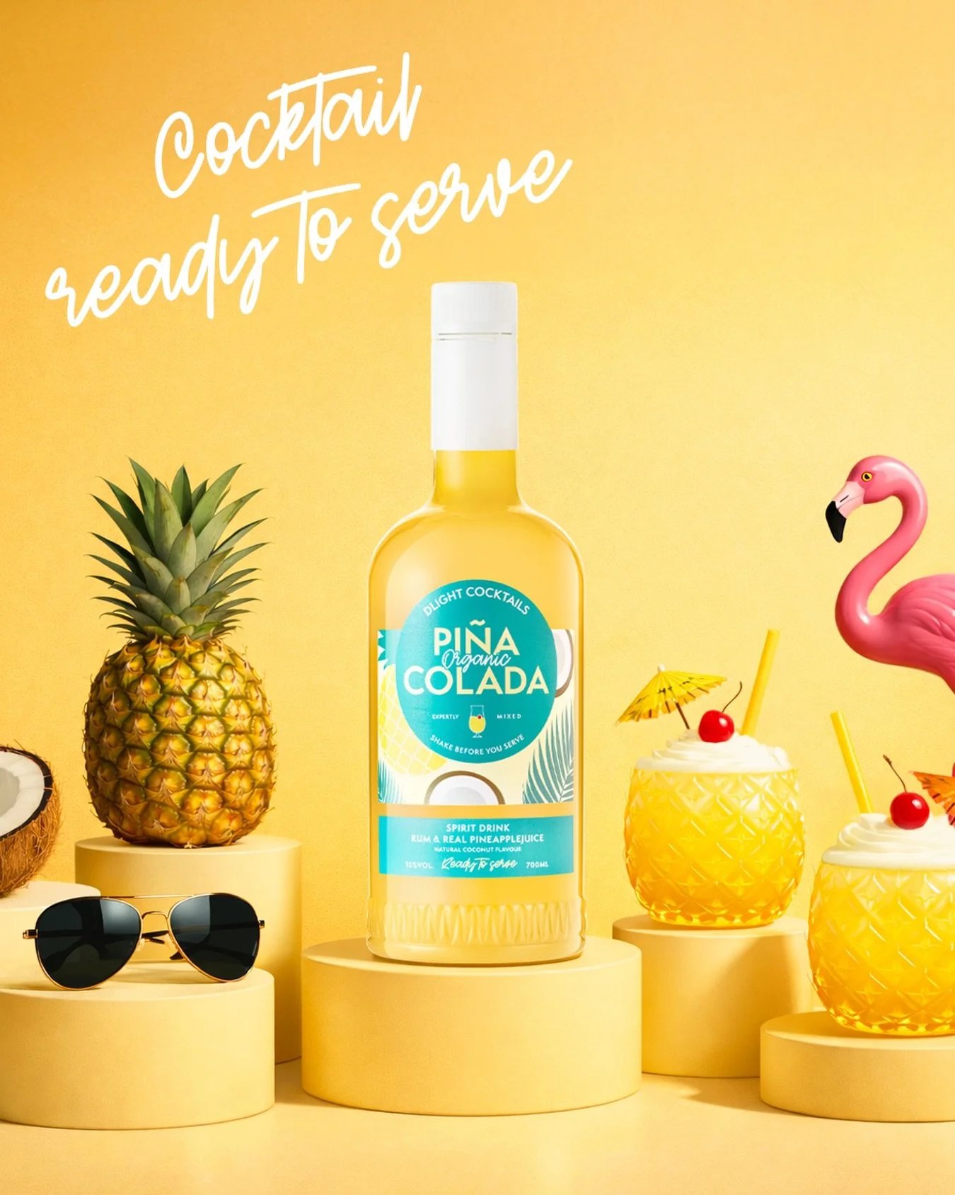 🍍 Nyhet🍍 Dlight Cocktails Pi&ntilde;a Colada &ndash; ekologisk, f&auml;rdigblandad och redo att serveras.
Rom, riktig ananasjuice och naturlig kokossmak i en balanserad tropisk klassiker 🌴🥥

Fr&aring;n 2 mars i 215 butiker hos Systembolaget.

15 