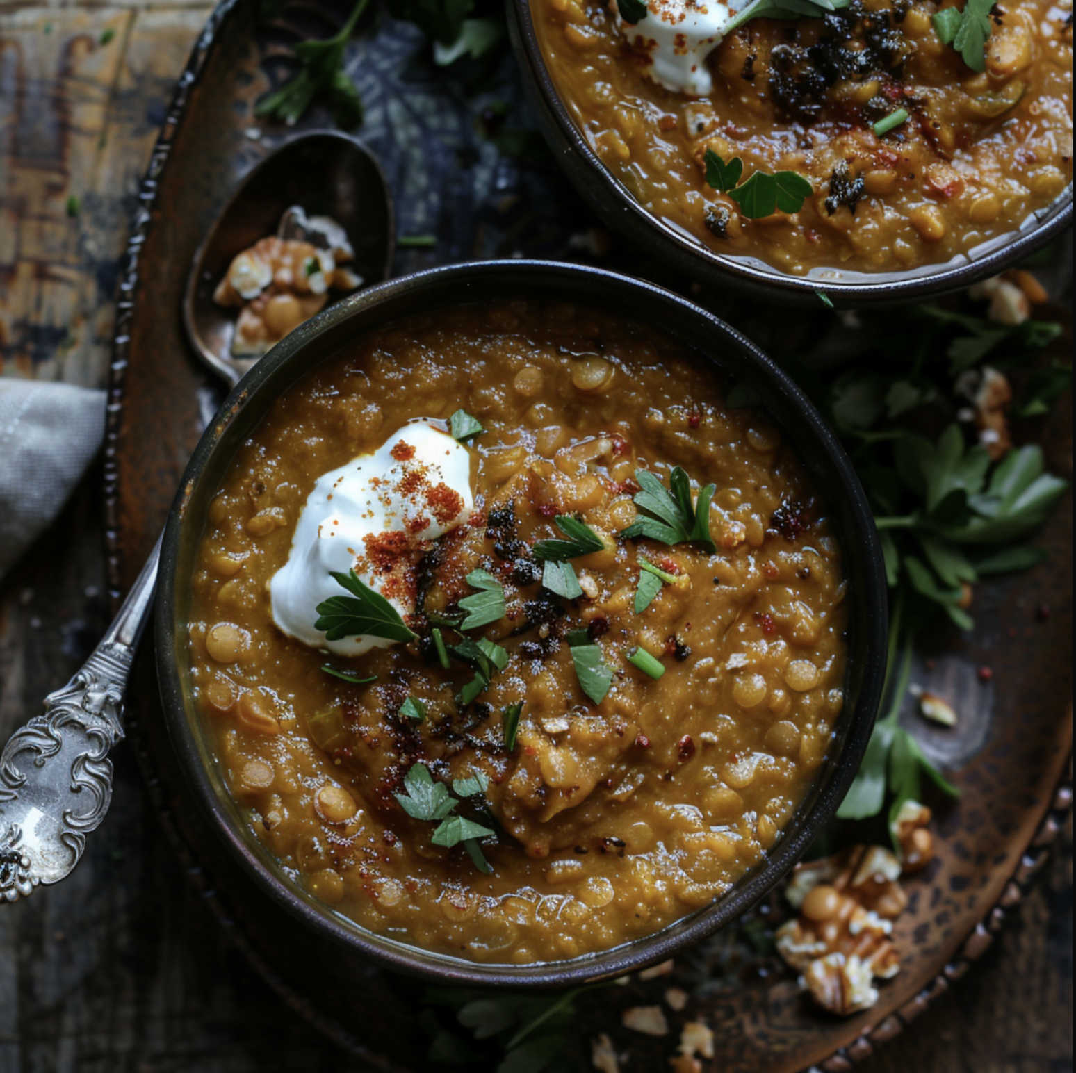 Spiced Red Lentil Soup