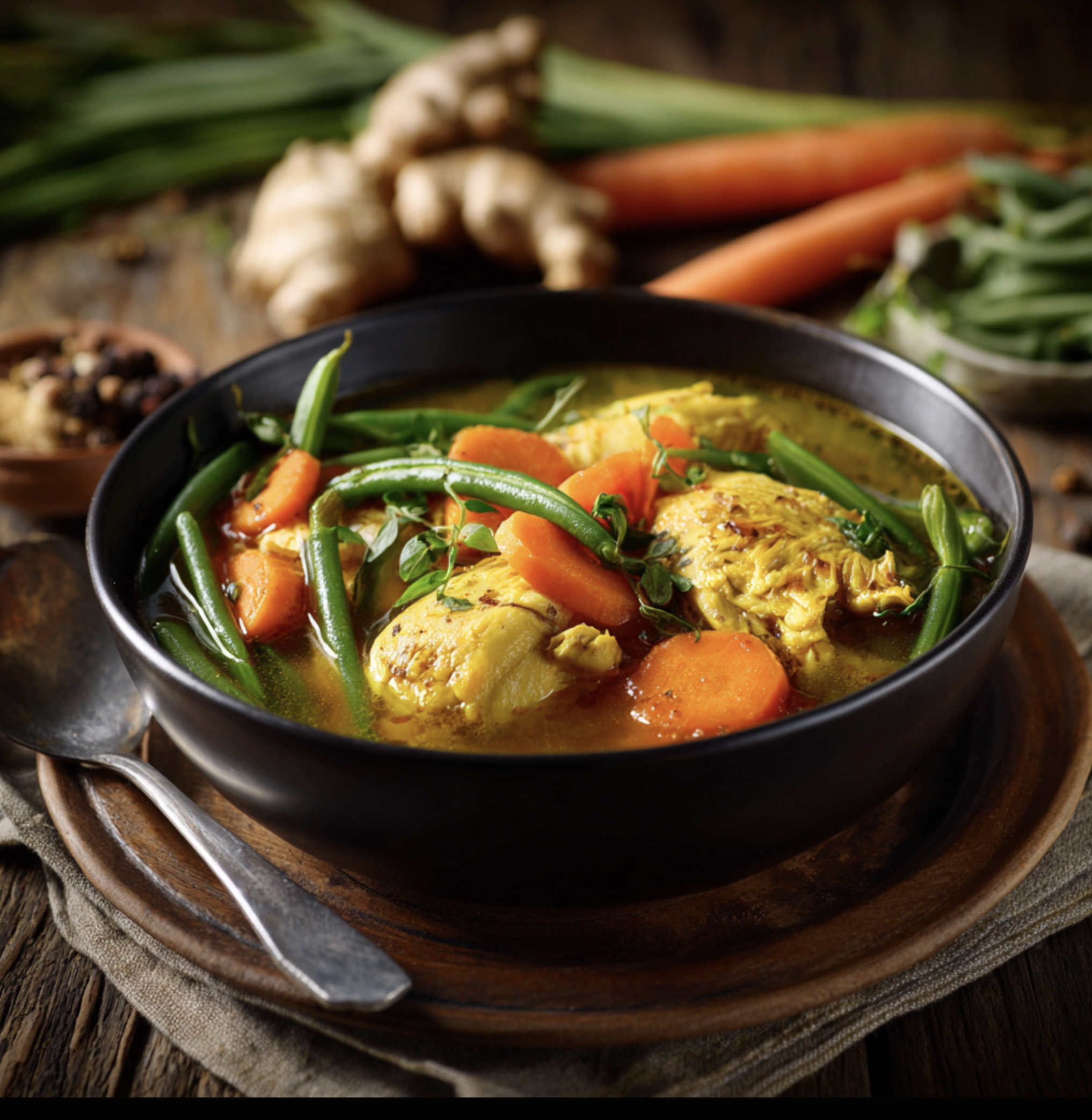 Ginger-Turmeric Chicken Soup (Chicken)