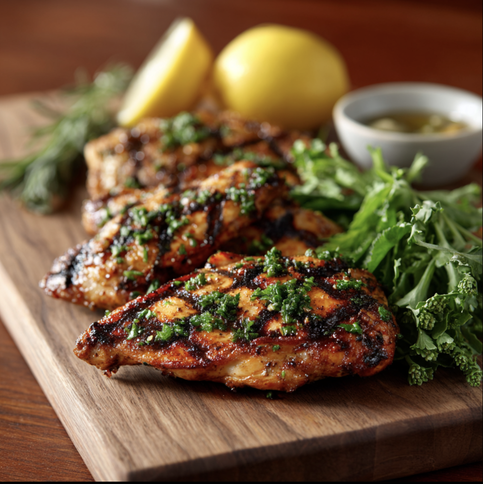 Ginger-Lemon Grilled Chicken (Chicken)
