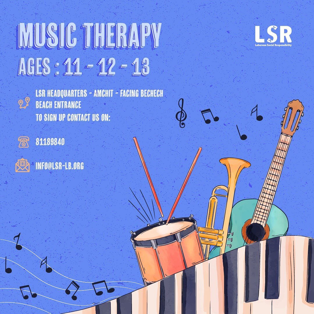 Music is the universal language of mankind. And we have a special something for music lovers! Have you tried music therapy? If not, this is your chance🎶🥁
Sign up for our free sessions and let&rsquo;s meet at LSR headquarter Amchit. #musictherapy #p