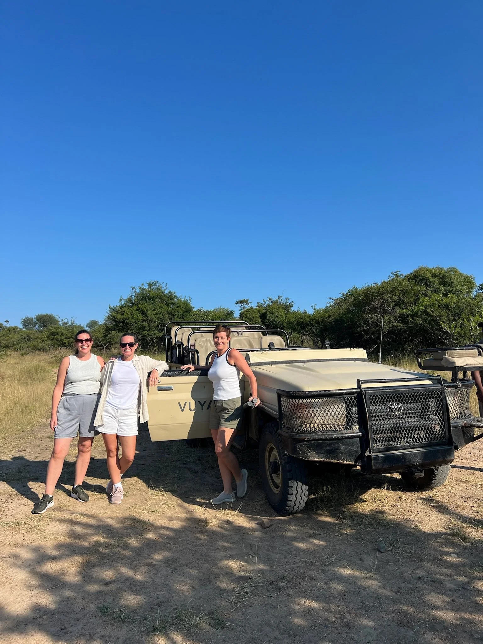 Blessed to be spending another day in glorious sunny South Africa @vuyanisafarilodge . With my besties . Seen everything except leopards and hyenas , so excited to still try spot them . Happy days ! #limpopo #vuyanisafarilodge #safarisouthafrica