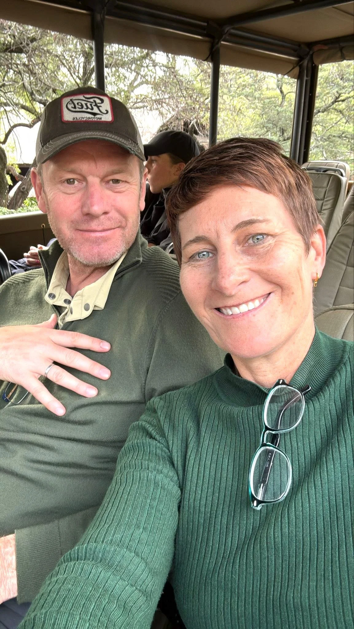 Quick family visit, then straight to Pilanesberg! The wildlife here hasn't disappointed&mdash;so many incredible animals and spectacular birds. Next stop: dinner at the Boma.