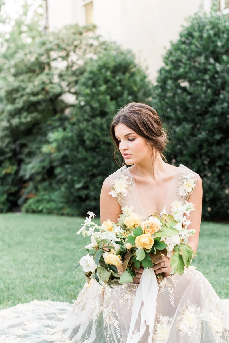 Modern romantic luxury wedding couple. bride in designer gown complete with stunning details. Singapore Washington DC Dubai