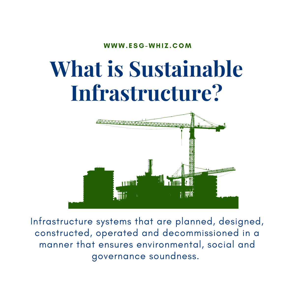 What is sustainable infrastructure?