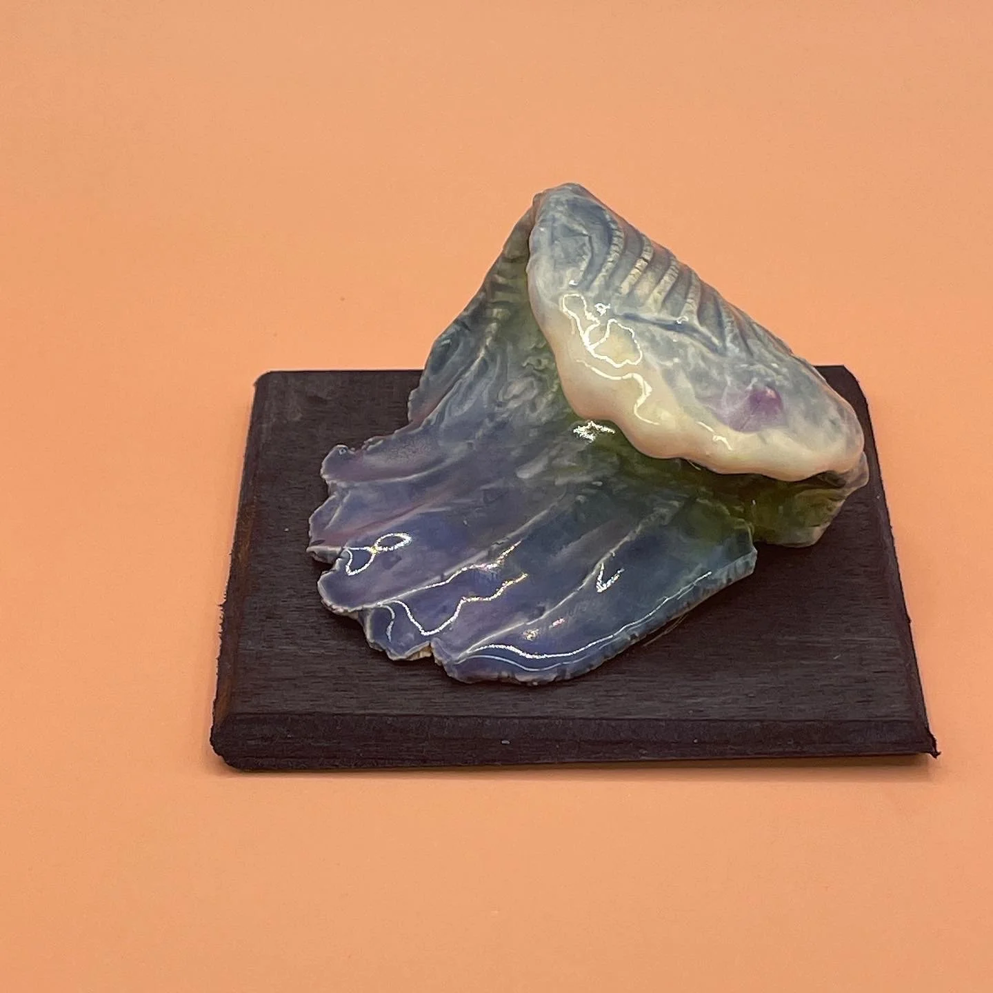 Ceramic on Wood, Appox. 3"