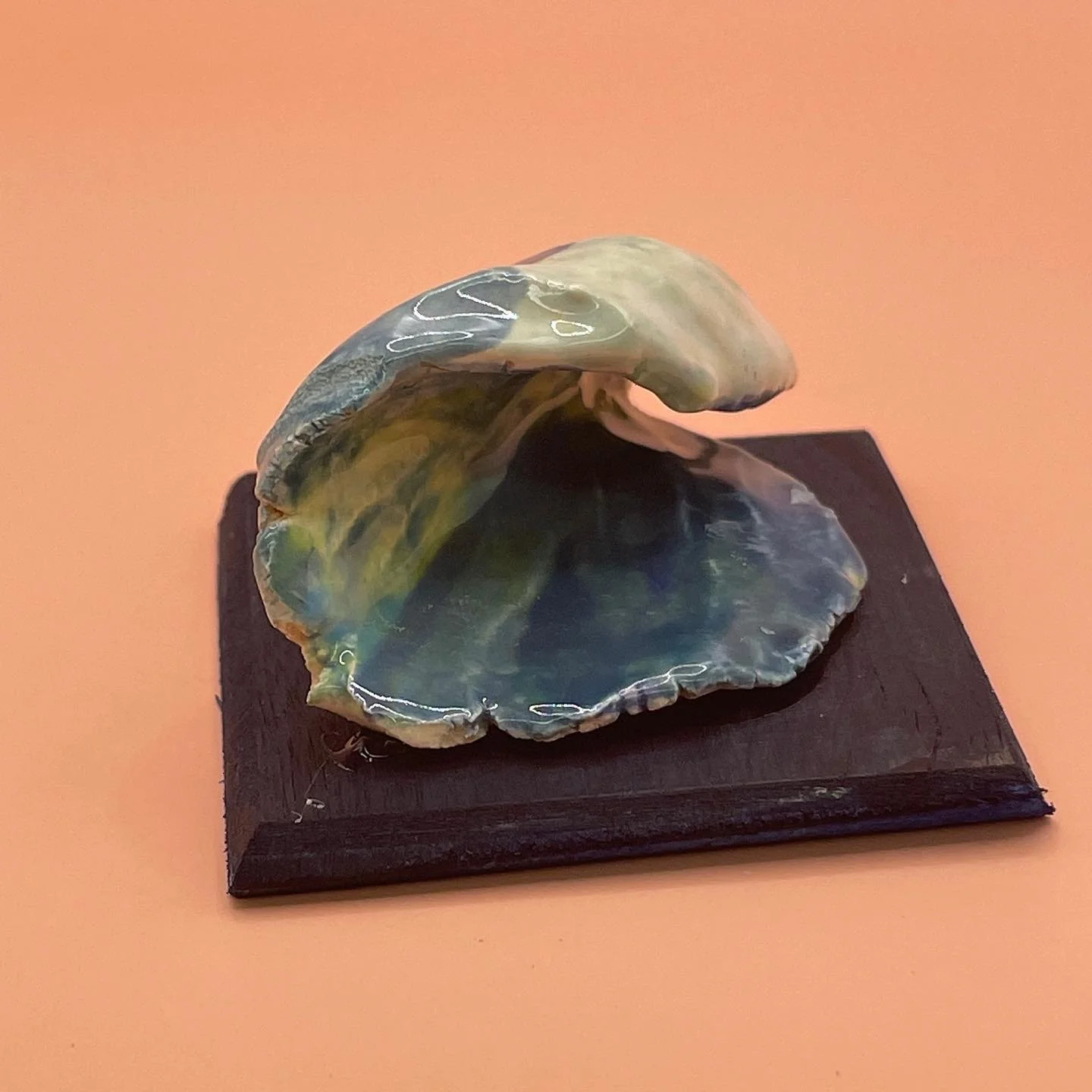 Ceramic on Wood, Appox. 3"