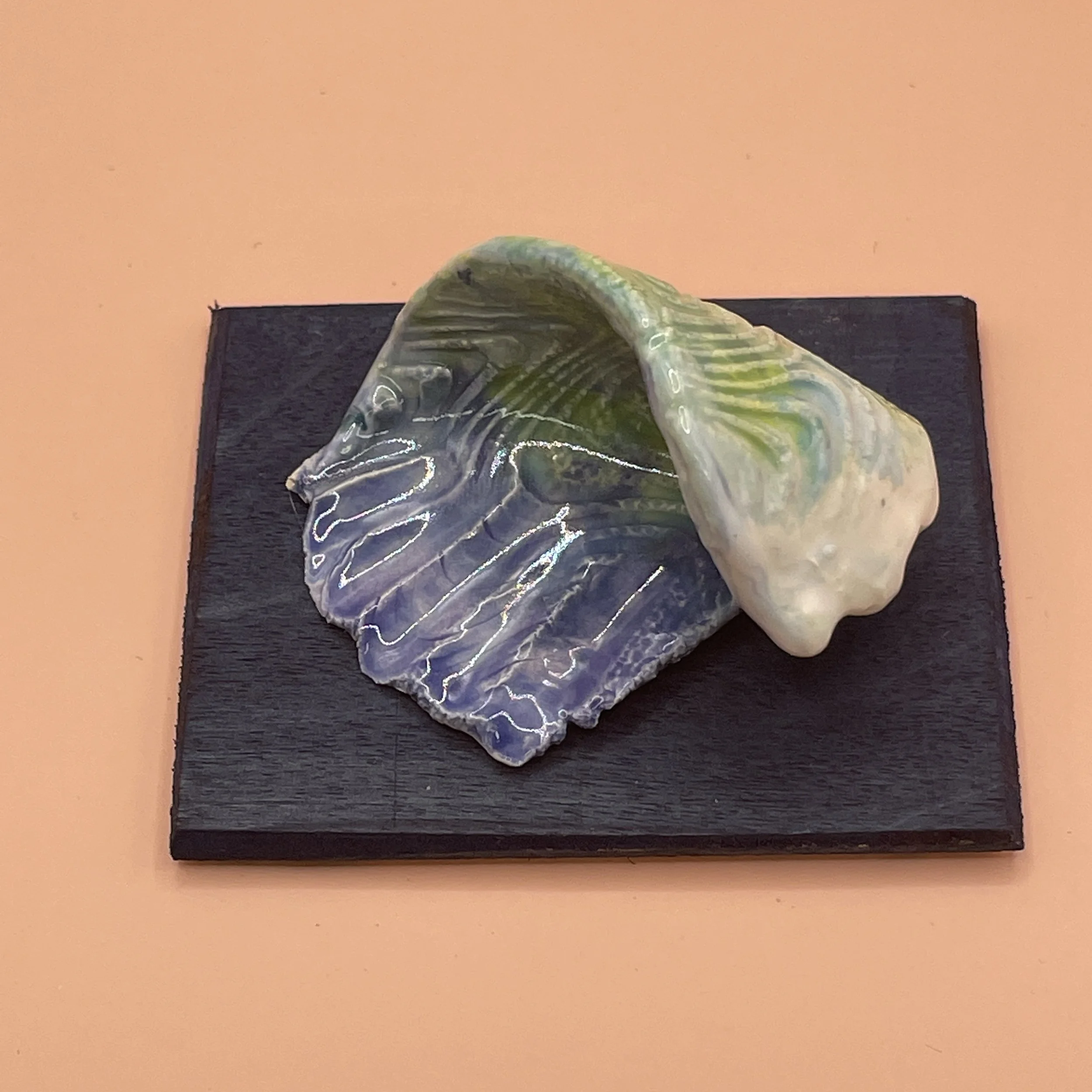 Ceramic on Wood, Appox. 3"