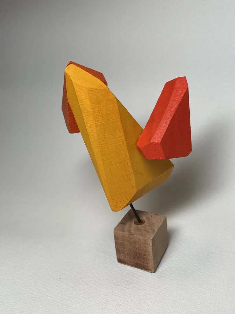 Wood, Wire, Appox. 6"