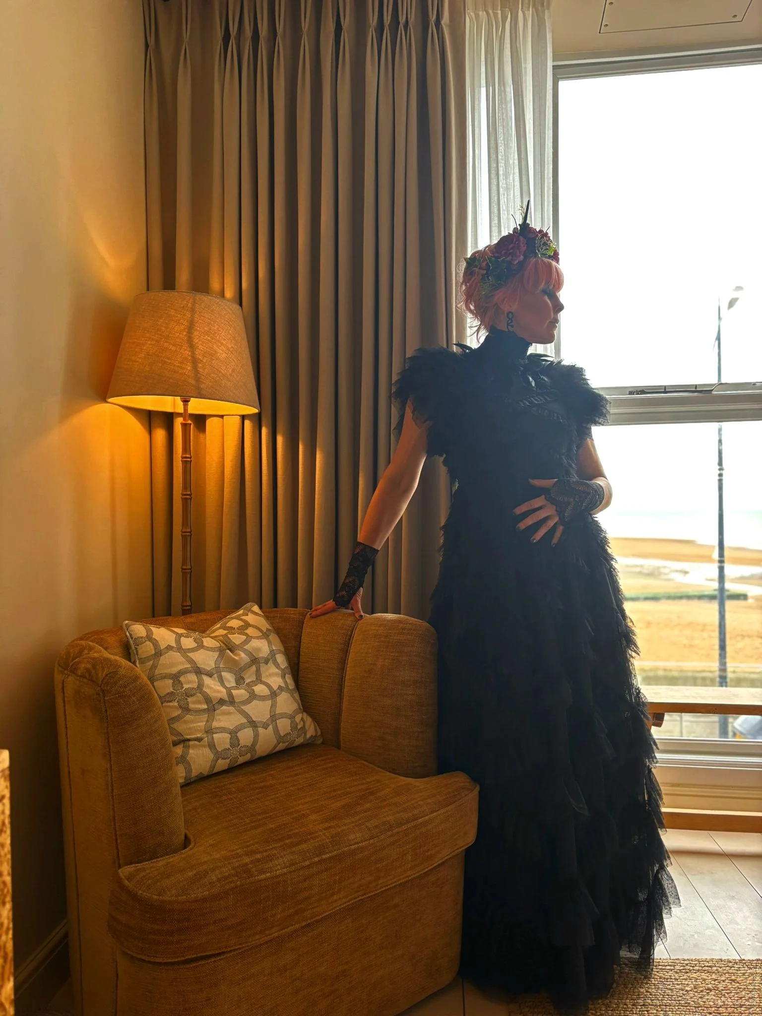 Alternative Bride - Gothic Bride - Halloween Themed Seaside Weddings