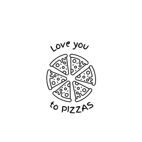 Love You to PIZZAS (mini kit)