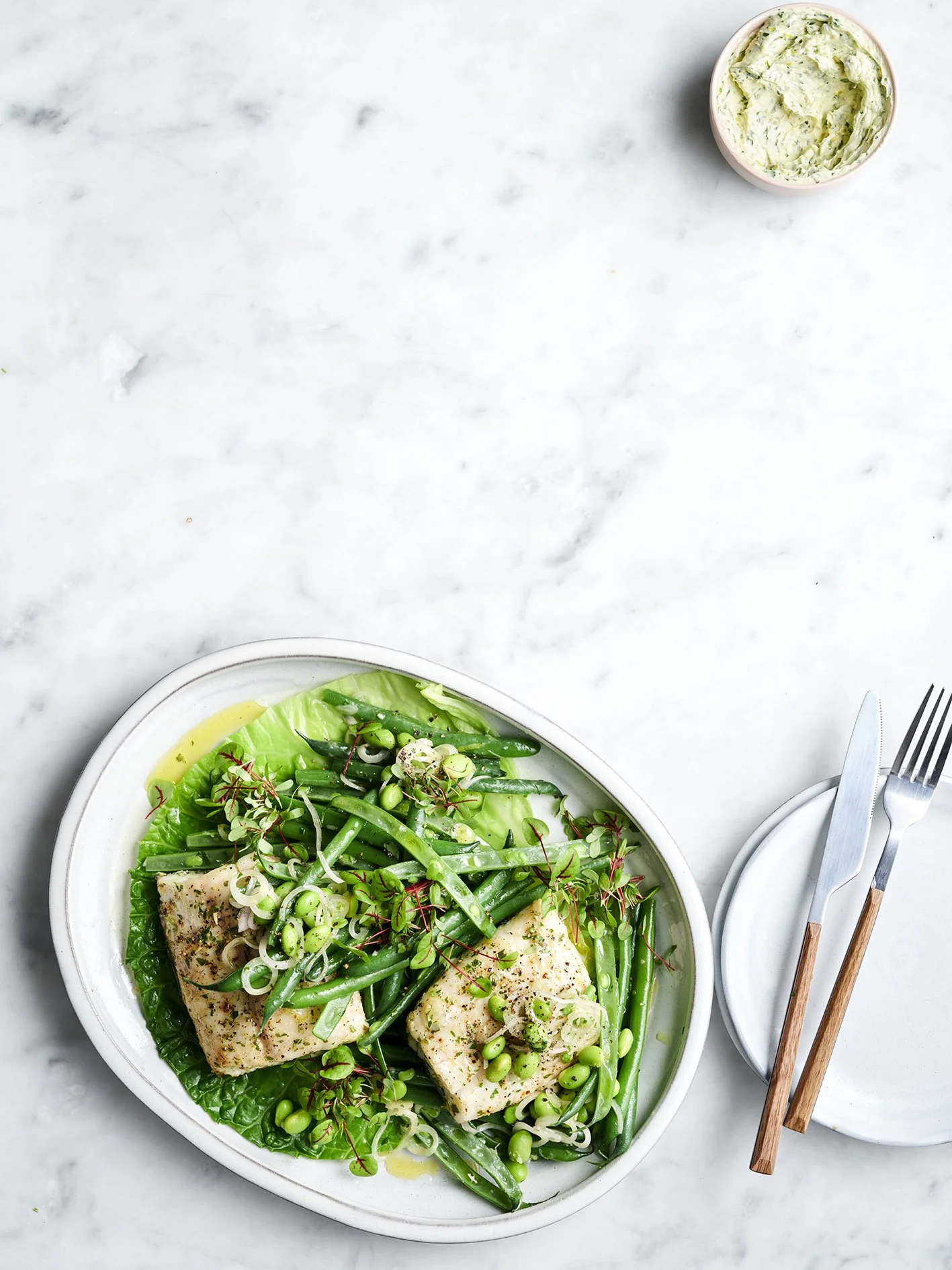Steamed Murray cod with whipped lemon myrtle and parsley butter.jpg