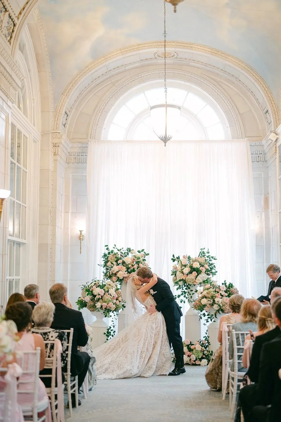 White Sheer in "The Veranda" Ceremony Space