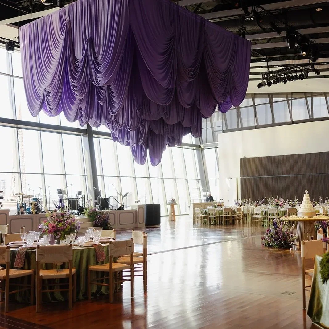 Custom Draping Ceiling Installation