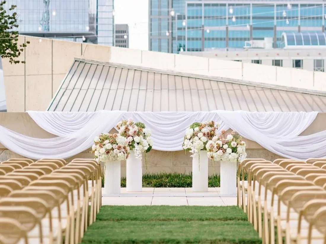 Rooftop Ceremony Draping