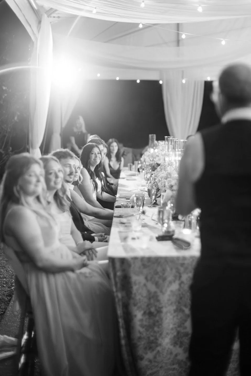 Billow Draping, Hour-Glass Draping, Wash Lighting & String Lighting