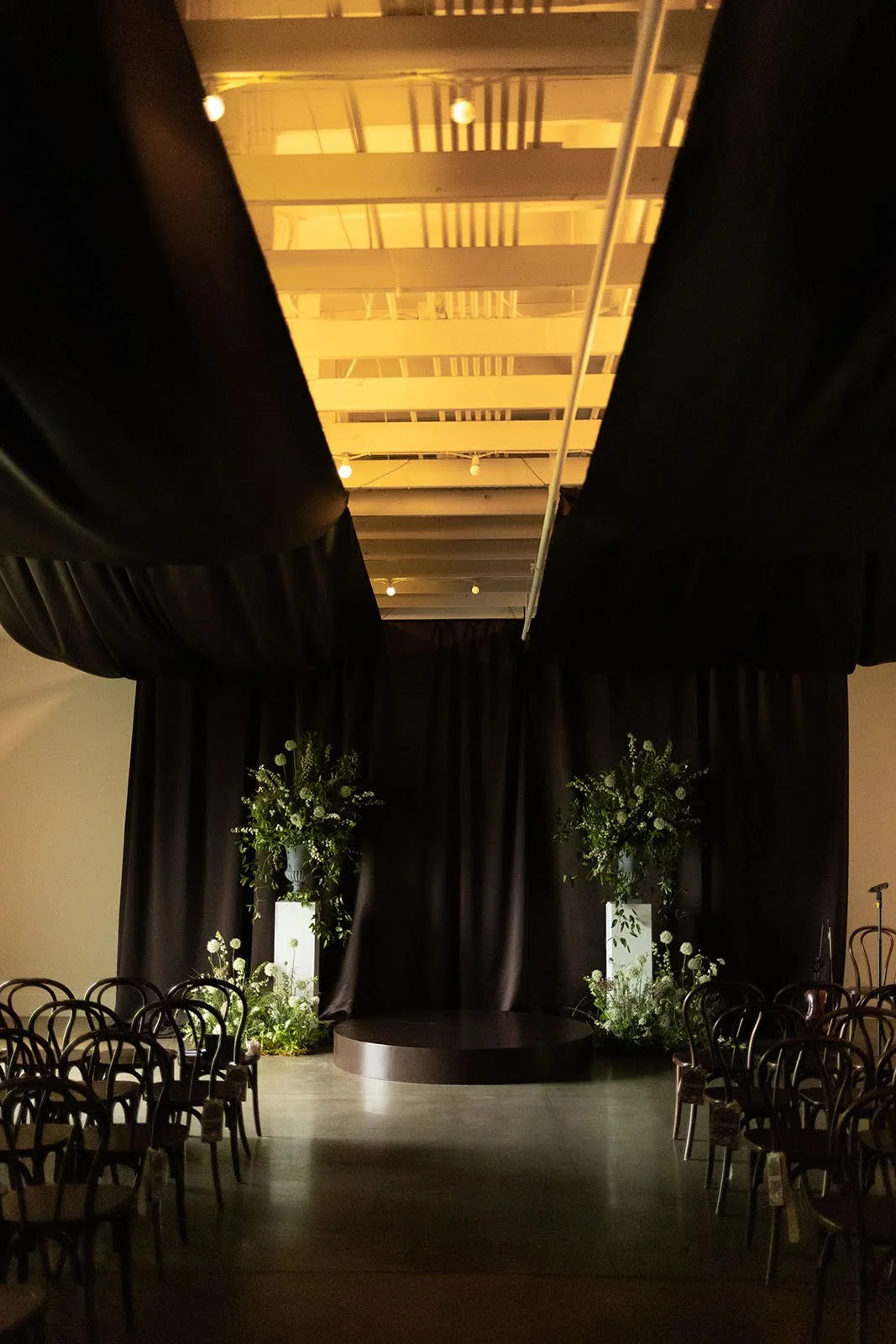 Ceremony Billows in Brown Draping