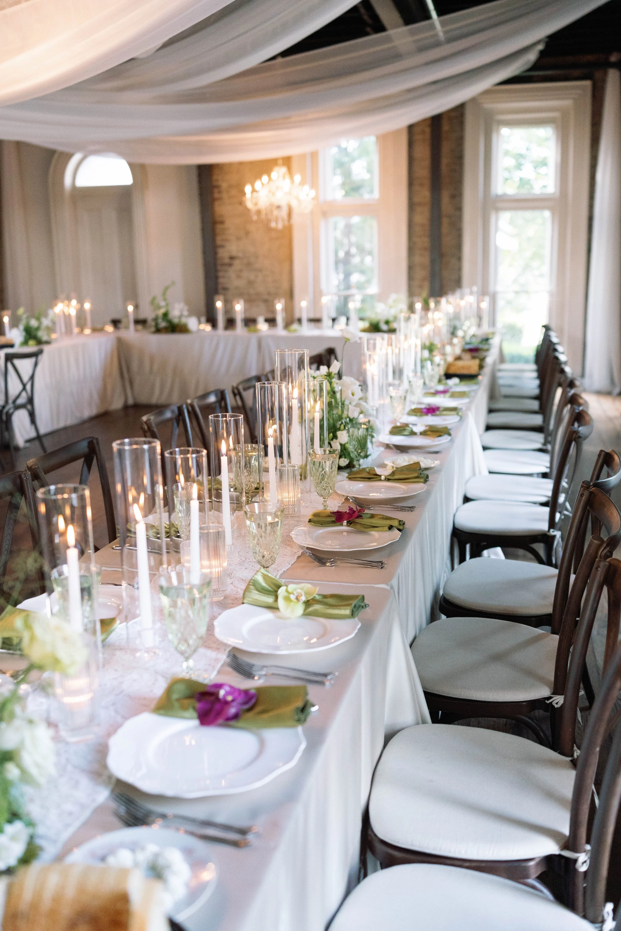 Asymmetrical Ceiling Drape
