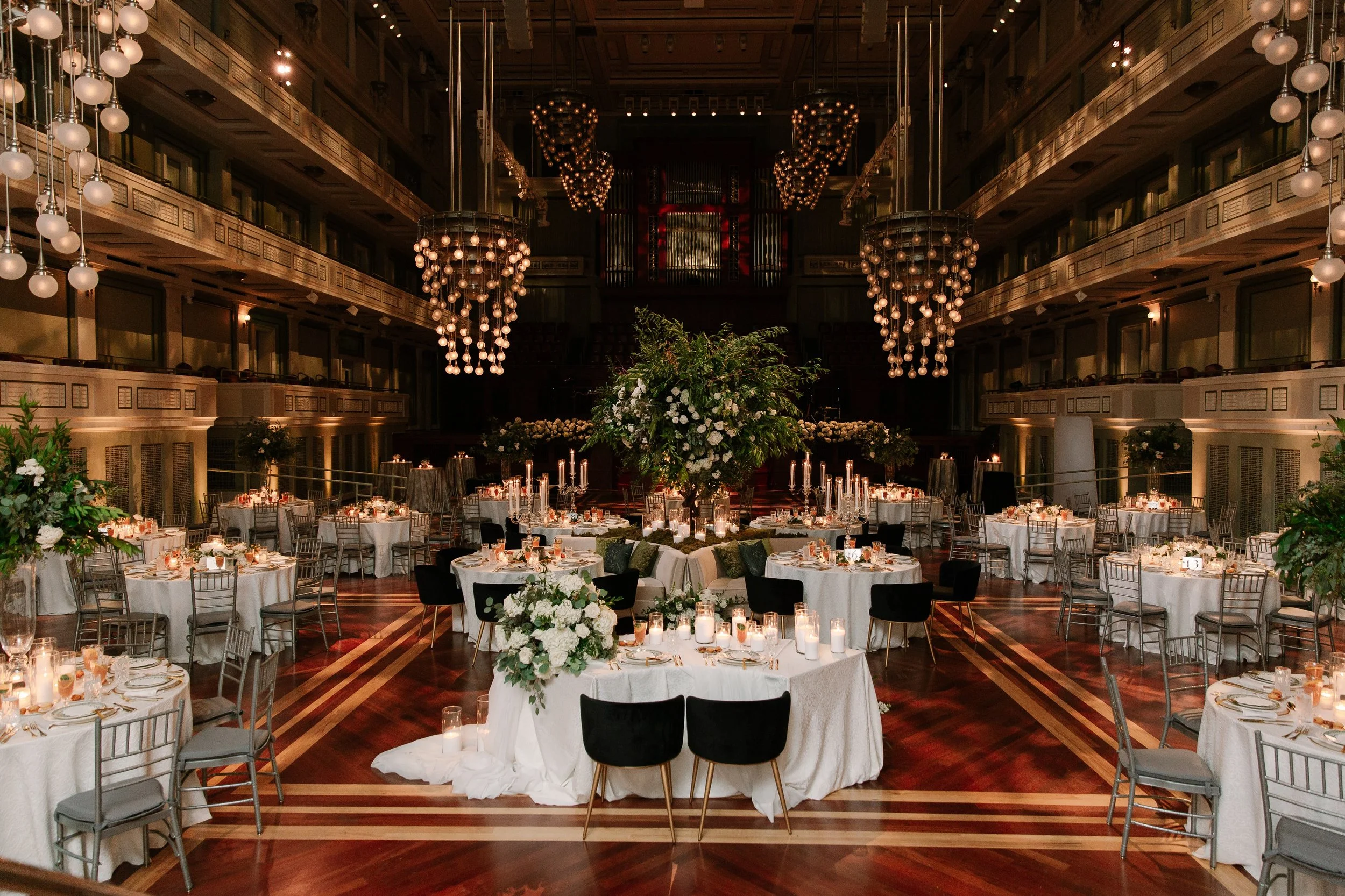 Reception Table Washes & Table Draping