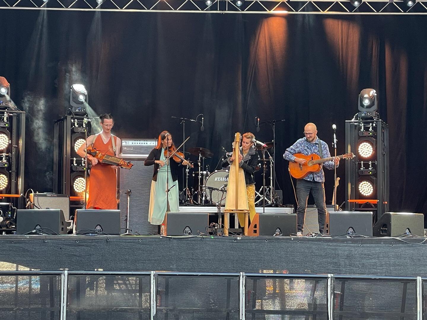 We&rsquo;ve had a fantastic few days up in northern Sweden, playing @kirunafestivalenofficial &amp; @saltofolk ! Thanks so much to the organisers and all the lovely people we met on the way!

1. Kirunafestivalen 🎉
2. Happy quartet walking towards @s