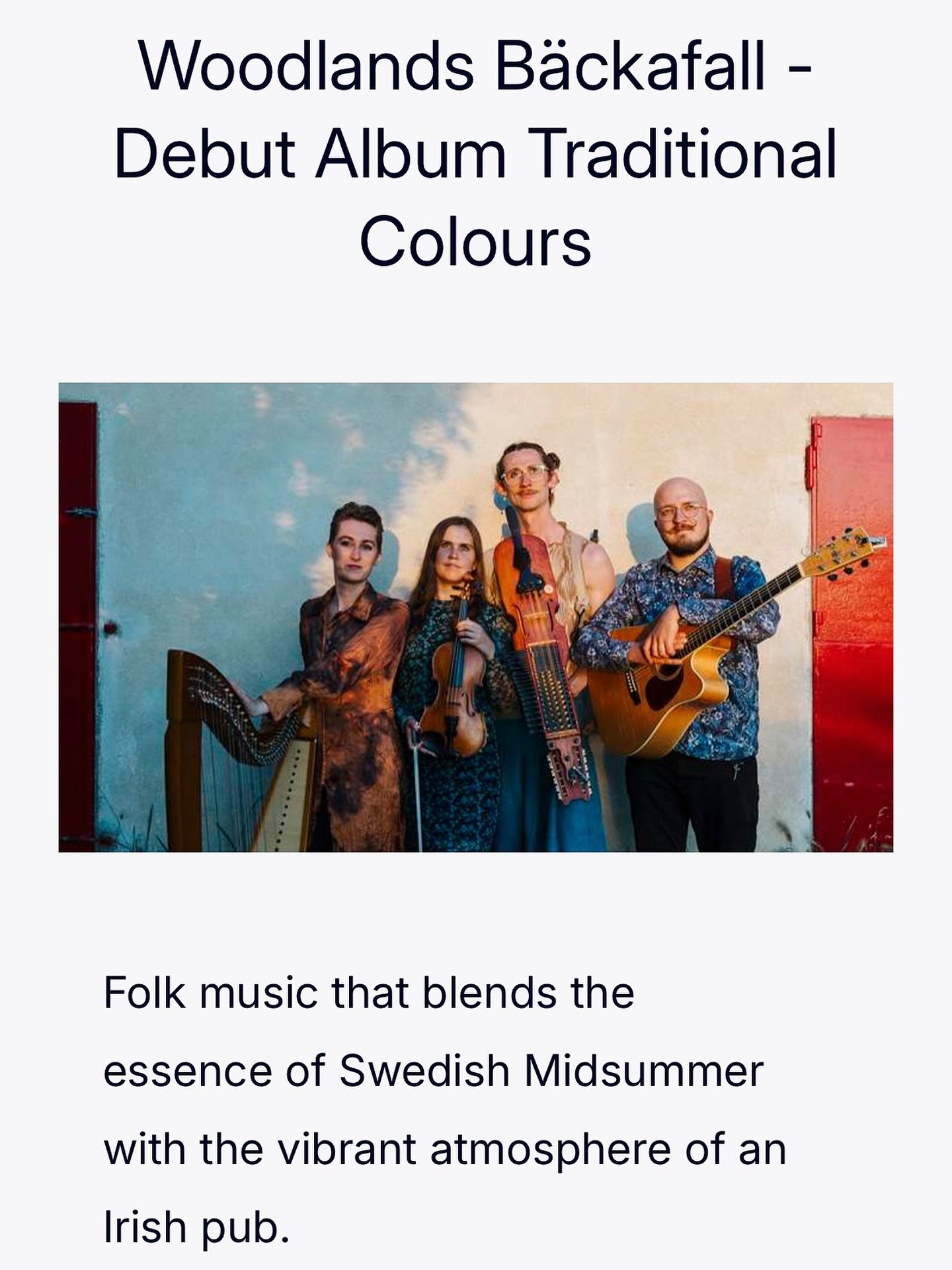 We are incredibly happy to have reached our Kickstarter Goal and even further than that 🥳
Thanks to each one of you that have supported us in making this dream come to life(!!) We can&rsquo;t wait to finalise our album and get to share our music ❤️
