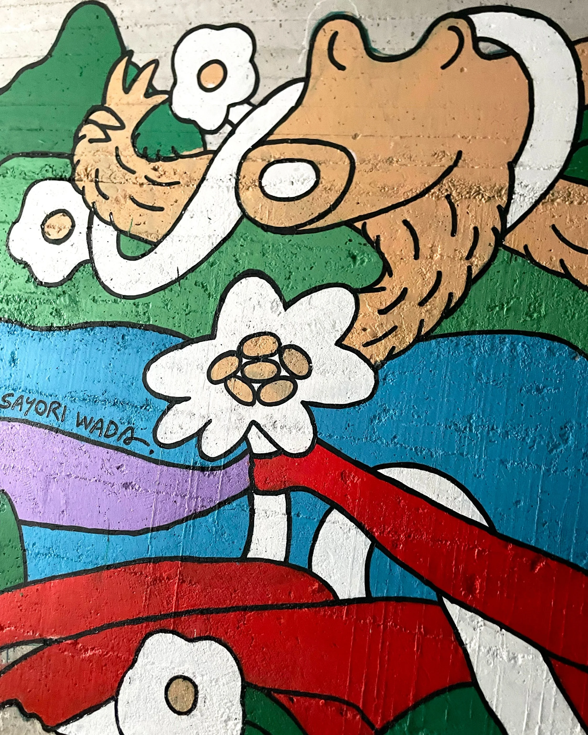 Project installation view of Wiege der Schweiz design by freelance illustrator Sayori Wada in Zurich